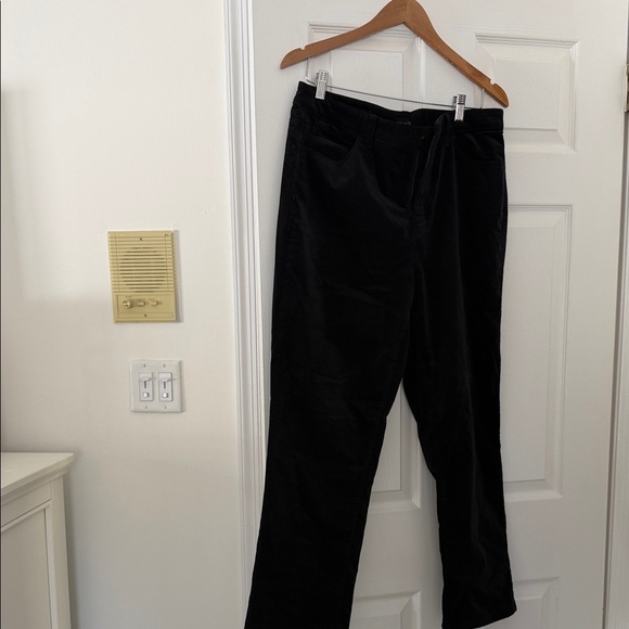 Talbots Pants - Talbots Classic velveteen Black Straight Leg Pants